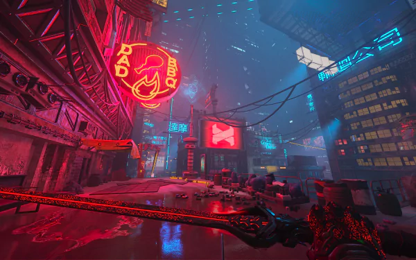 video game Ghostrunner HD Desktop Wallpaper | Background Image