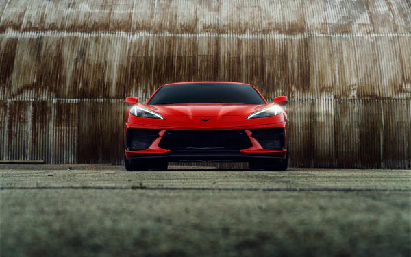  Red Corvette C8