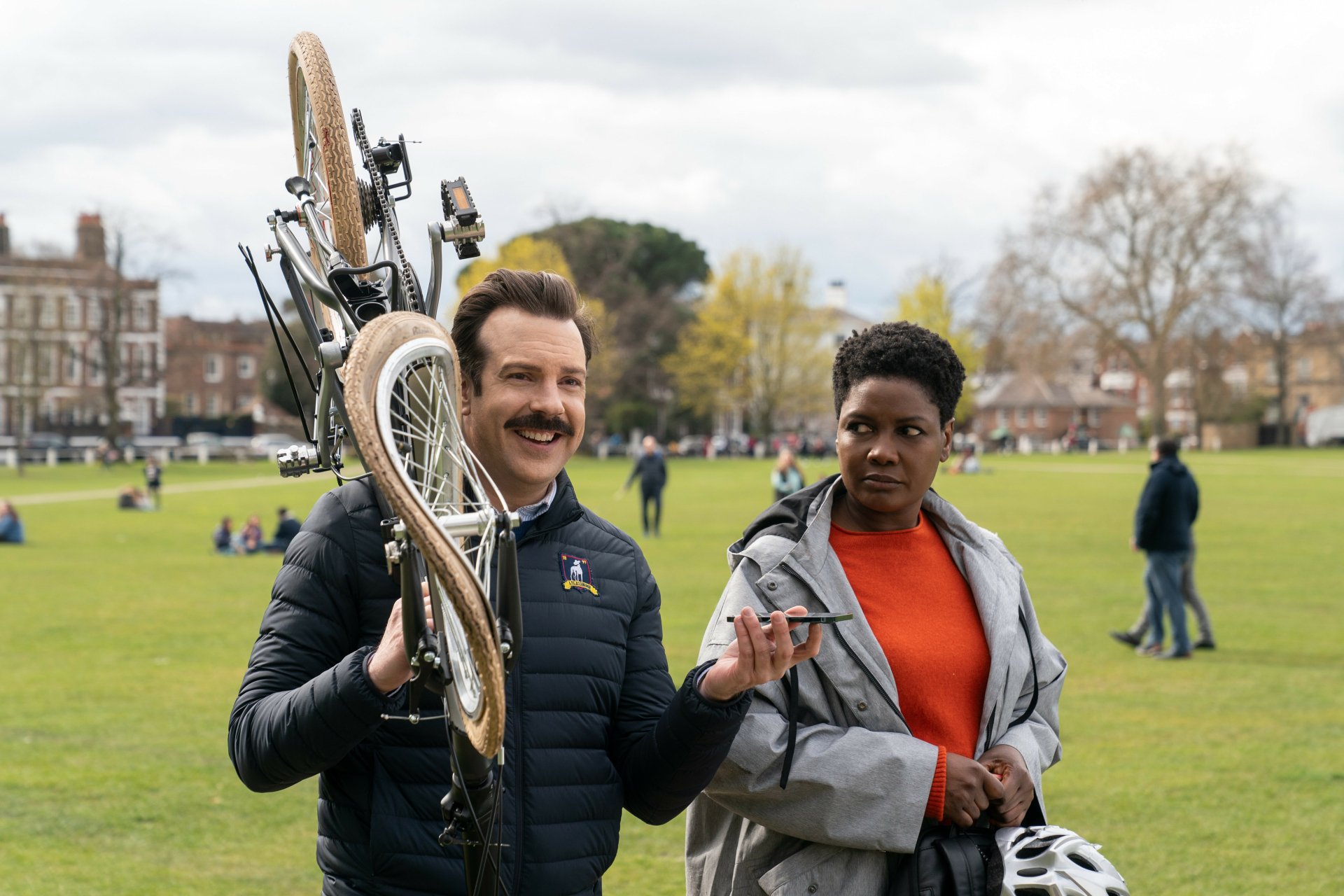 Download Sarah Niles Jason Sudeikis TV Show Ted Lasso 4k Ultra HD Wallpaper