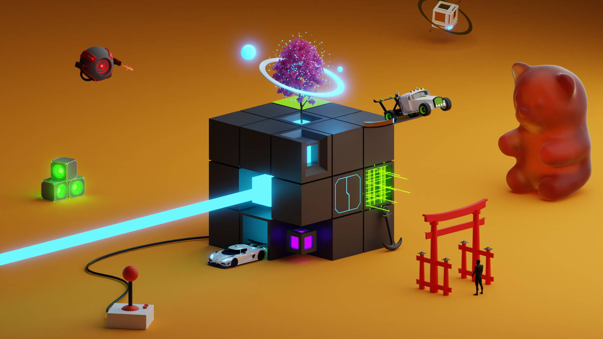 Gamer Cube by Sonixx
