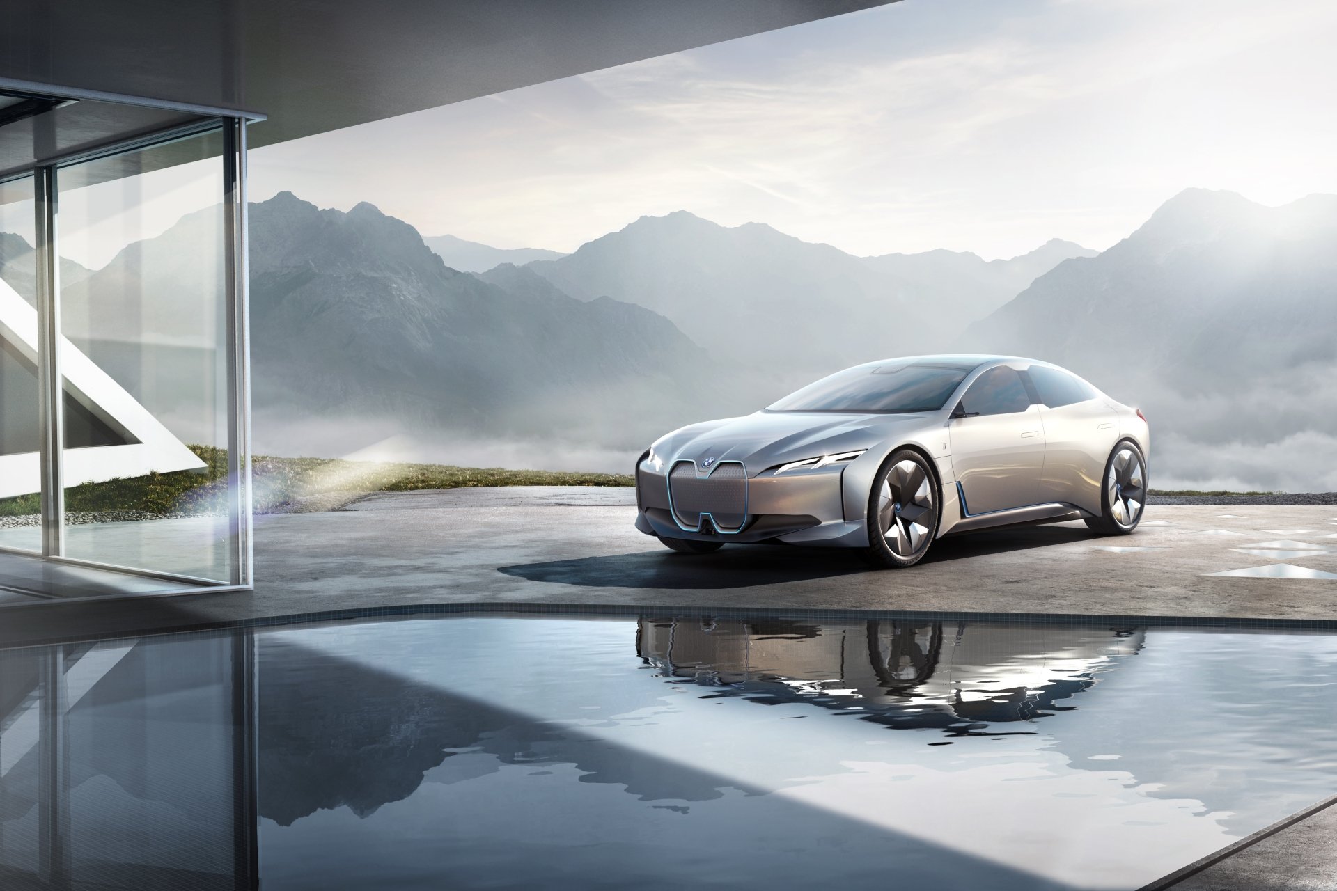 Download Electric Car Vehicle BMW I Vision Dynamics 4k Ultra HD Wallpaper