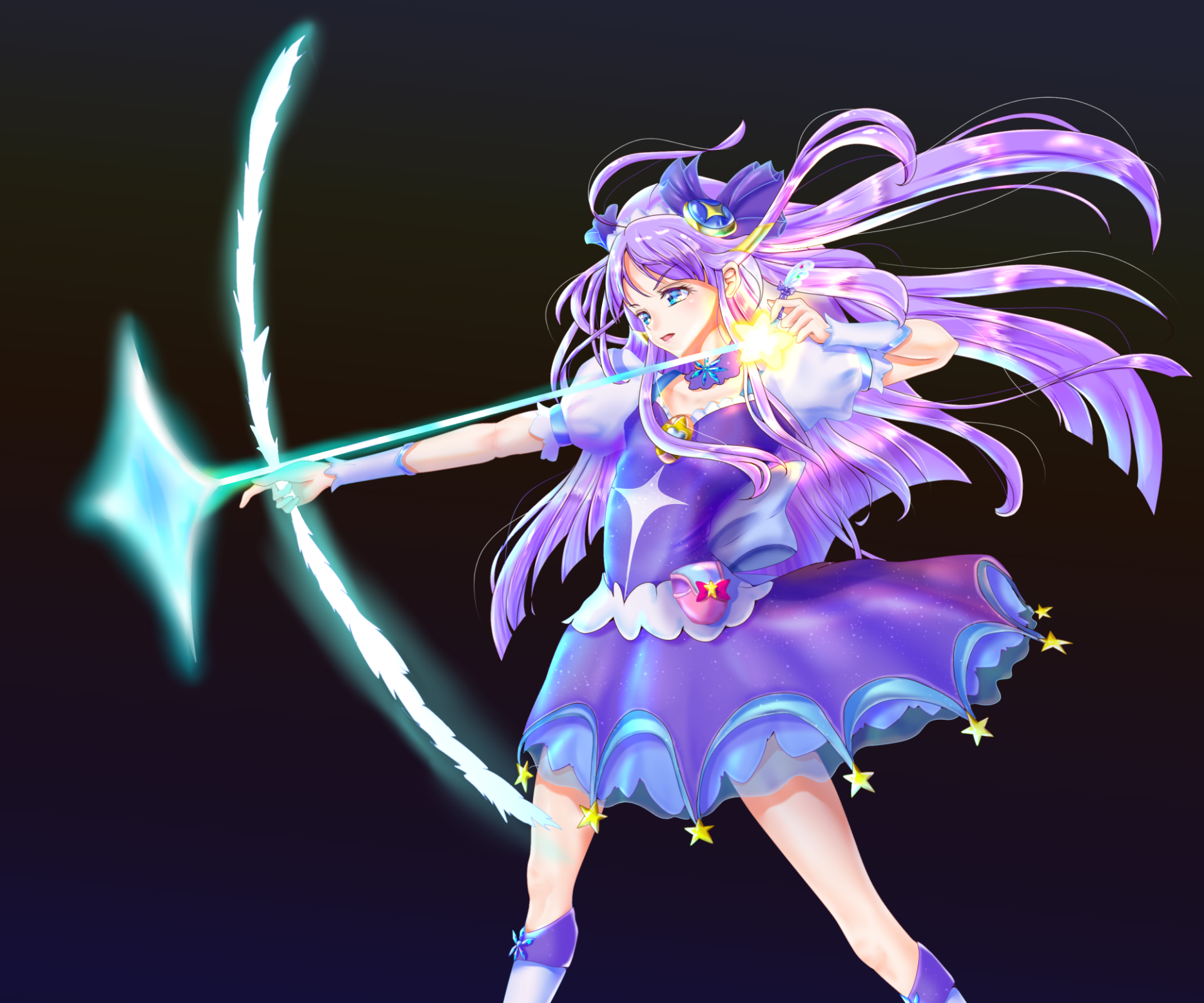 Download Madoka Kaguya Anime Star☆Twinkle Precure HD Wallpaper