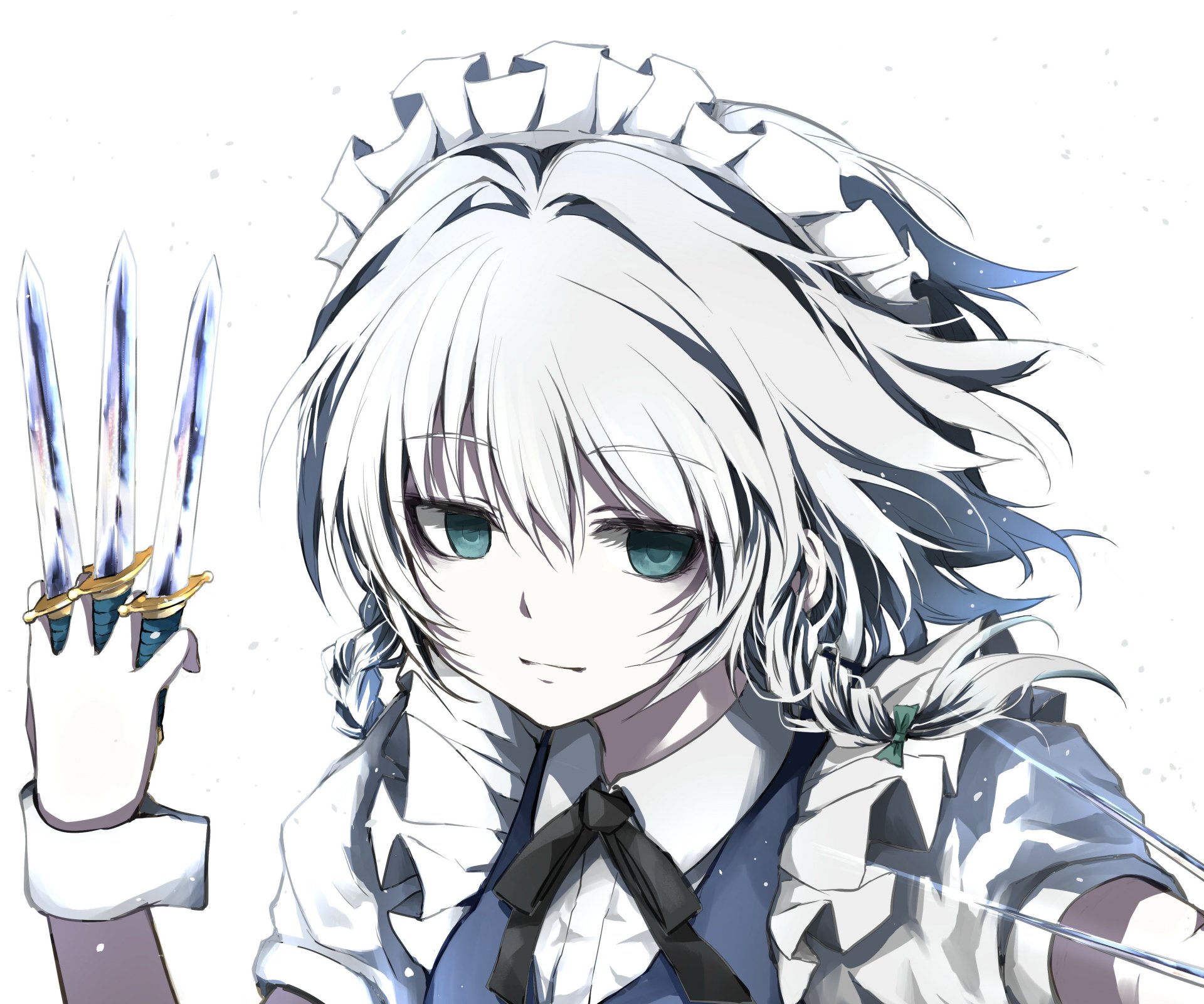 Download Sakuya Izayoi Anime Touhou HD Wallpaper