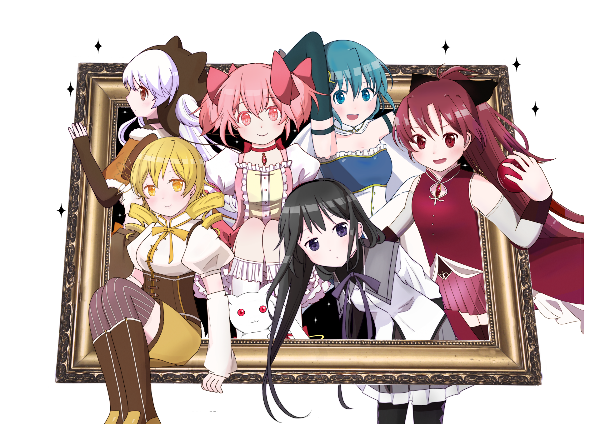 Download Mami Tomoe Kyōko Sakura Momoe Nagisa Sayaka Miki Madoka Kaname Homura Akemi Anime Puella Magi Madoka Magica 4k Ultra HD Wallpaper
