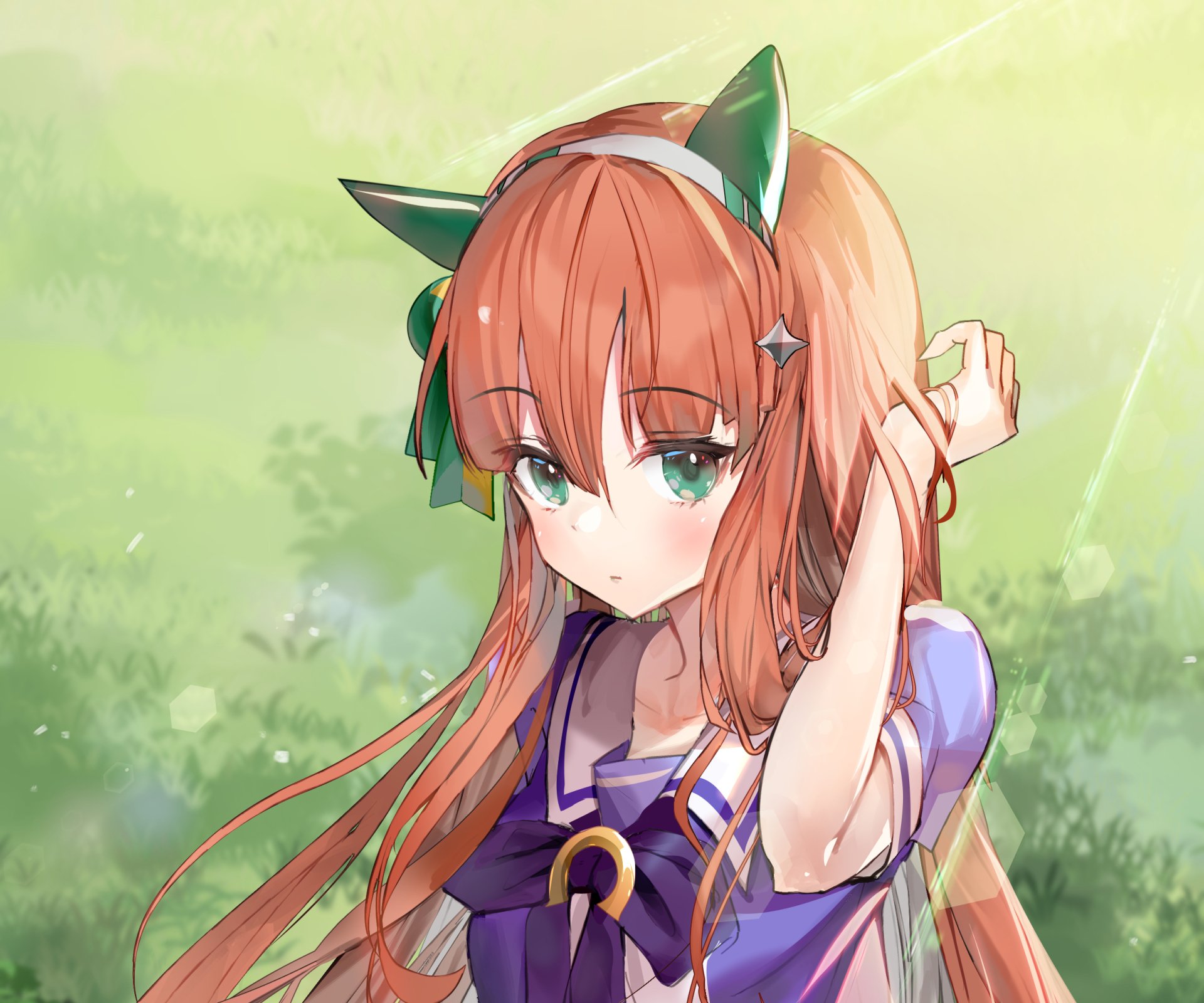 Download Silence Suzuka Anime Uma Musume: Pretty Derby HD Wallpaper