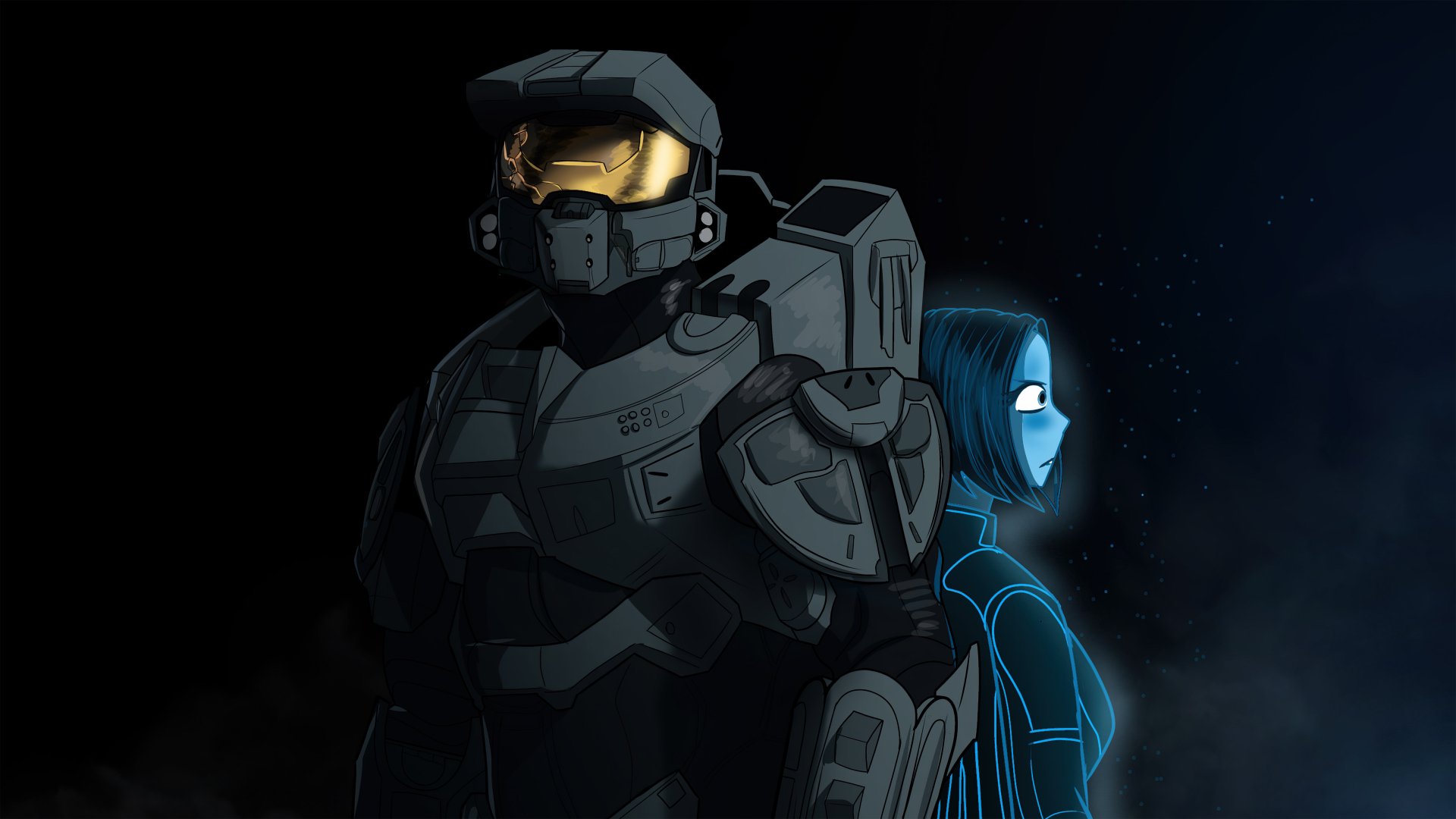 Download Cortana (Halo) Master Chief Video Game Halo 5: Guardians 4k Ultra HD Wallpaper by calesote514