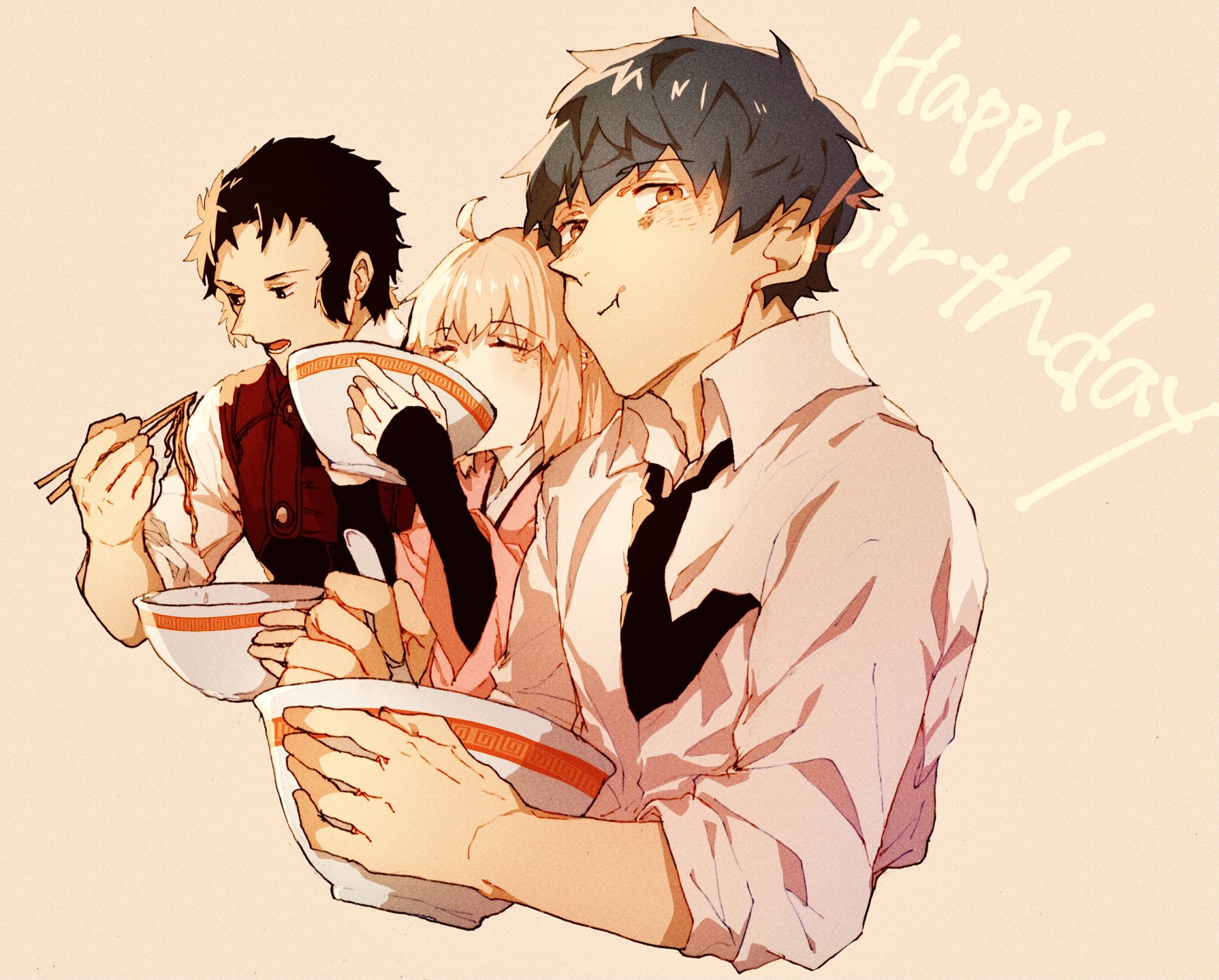 Download Berserker (Fate/Grand Order) Saitou Hajime Sakura Saber Anime Fate/Grand Order HD Wallpaper