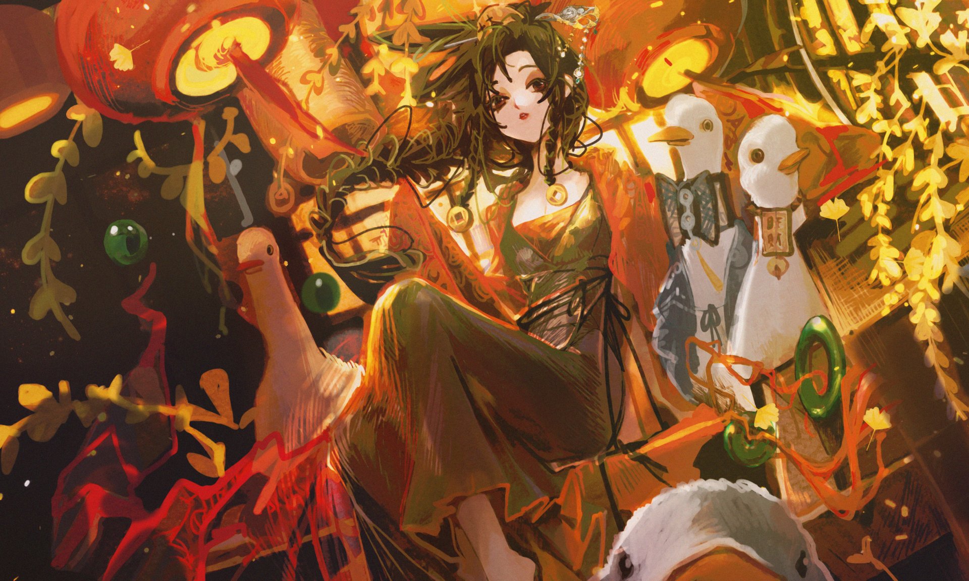 Download Braid Anime Girl Anime Girl HD Wallpaper by 陆六六