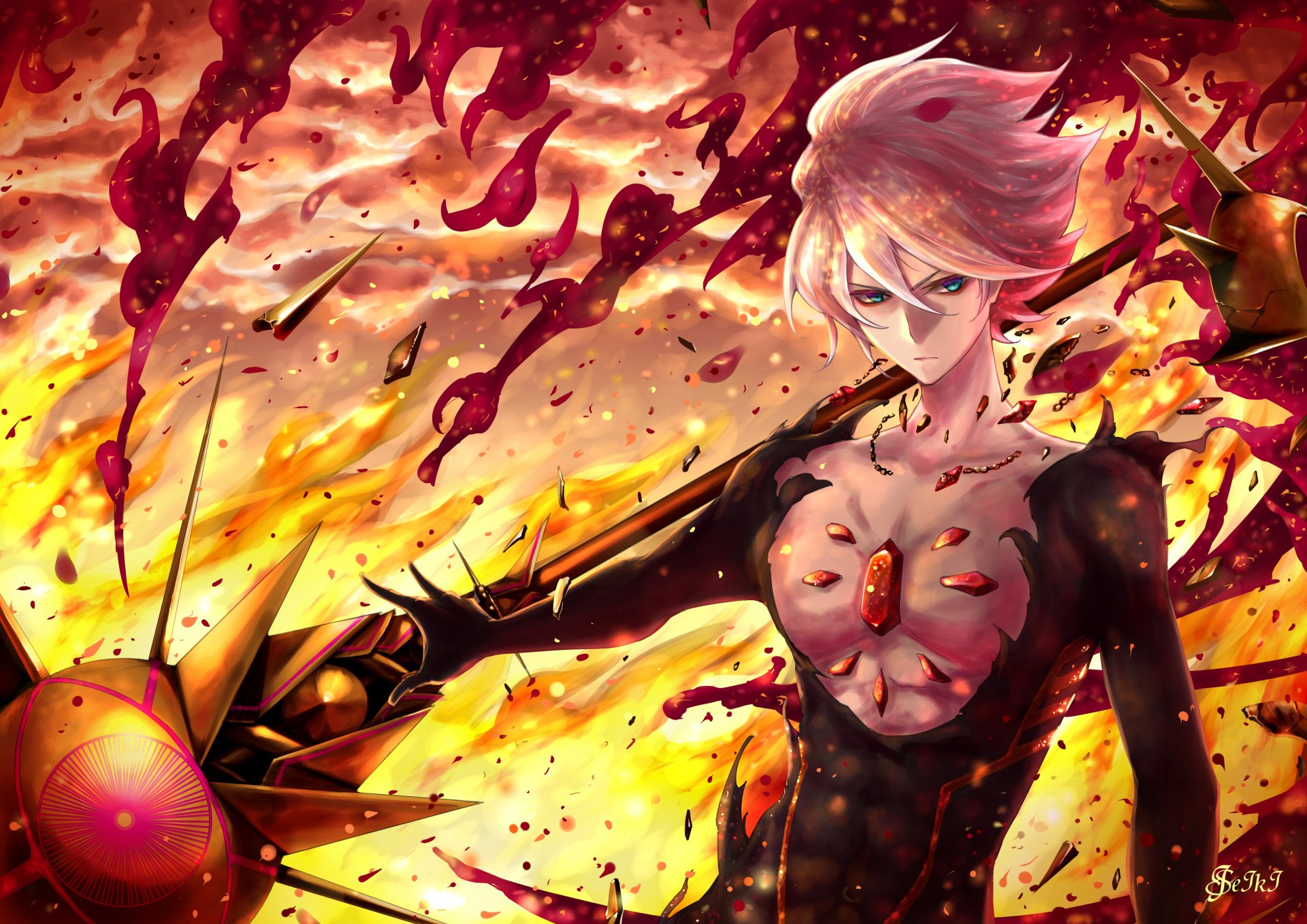 Download Lancer Of Red (Fate/Apocrypha) Anime Fate/Apocrypha 4k Ultra HD Wallpaper