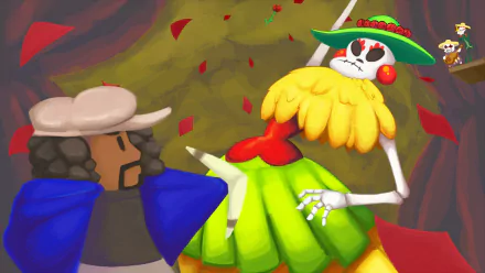 video game Skeleton Boomerang HD Desktop Wallpaper | Background Image