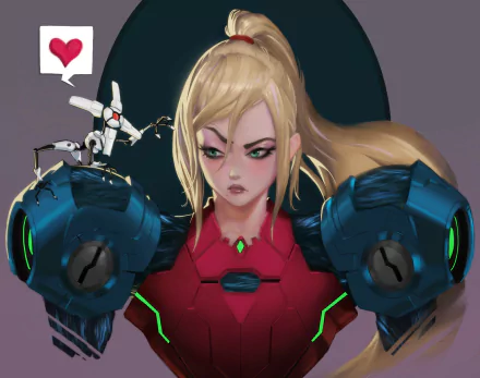 Samus Aran video game Metroid Dread HD Desktop Wallpaper | Background Image