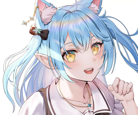 hololive Yukihana Lamy Anime Virtual Youtuber HD Desktop Wallpaper | Background Image