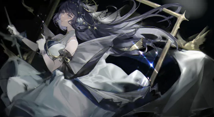 Astesia (Arknights) video game Arknights HD Desktop Wallpaper | Background Image