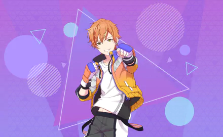 Shinonome Akito video game Project Sekai: Colorful Stage! feat. Hatsune Miku HD Desktop Wallpaper | Background Image