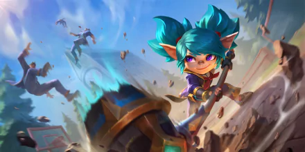 Poppy (League Of Legends) video game Legends of Runeterra HD Desktop Wallpaper | Background Image