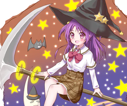 witch Karin Misono Anime Magia Record: Puella Magi Madoka Magica Side Story HD Desktop Wallpaper | Background Image