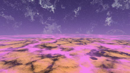  Another alien world landscape