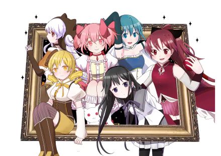 Mami Tomoe Kyōko Sakura Momoe Nagisa Sayaka Miki Madoka Kaname Homura Akemi Anime Puella Magi Madoka Magica HD Desktop Wallpaper | Background Image