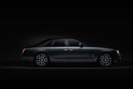 vehicle Rolls-Royce Black Badge Ghost HD Desktop Wallpaper | Background Image