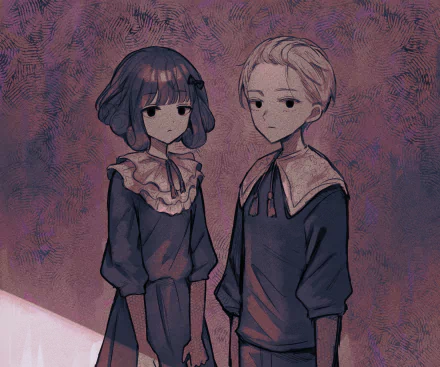 Ricky (Shadows House) Lou (Shadows House) Anime Shadows House HD Desktop Wallpaper | Background Image