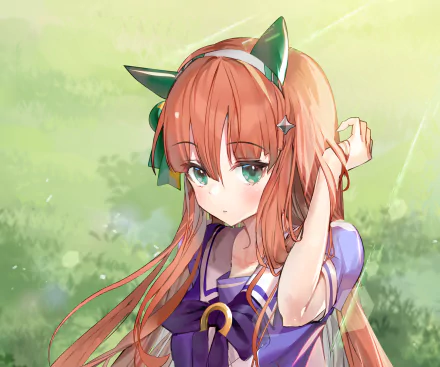 Silence Suzuka Anime Uma Musume: Pretty Derby HD Desktop Wallpaper | Background Image