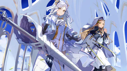 Uriah (Alchemy Stars) Carleen (Alchemy Stars) video game Alchemy Stars HD Desktop Wallpaper | Background Image