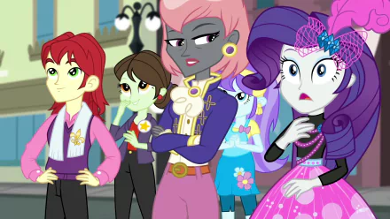 Nolan North (My Little Pony) Prim Hemline (My Little Pony) Rarity (My Little Pony) TV Show My Little Pony: Equestria Girls HD Desktop Wallpaper | Background Image
