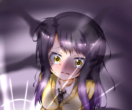 Miko Yotsuya Anime Mieruko-chan HD Desktop Wallpaper | Background Image