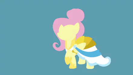 minimalist Fluttershy (My Little Pony) TV Show My Little Pony: Friendship Is Magic HD Desktop Wallpaper | Background Image