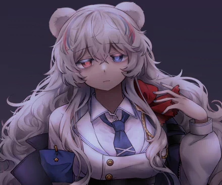 white hair heterochromia Rosa (Arknights) video game Arknights HD Desktop Wallpaper | Background Image