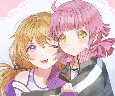 Rina Tennoji Kanata Konoe Anime Love Live! Nijigasaki High School Idol Club HD Desktop Wallpaper | Background Image