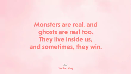 Stephen King's quote about man