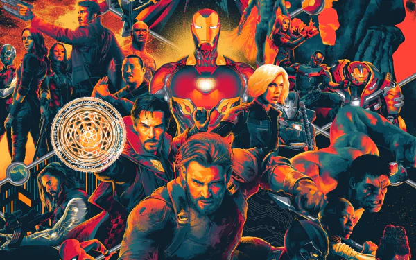 Wanda Maximoff Scarlet Witch Mantis (Marvel Comics) Drax The Destroyer Winter Soldier Hulkbuster Falcon (Marvel Comics) Gamora Captain America Hulk Doctor Strange Black Widow Nebula (Marvel Comics) Iron Man movie Avengers: Infinity War HD Desktop Wallpaper | Background Image
