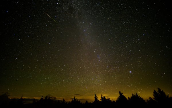 Earth Sky Meteor Night Stars HD Wallpaper | Background Image