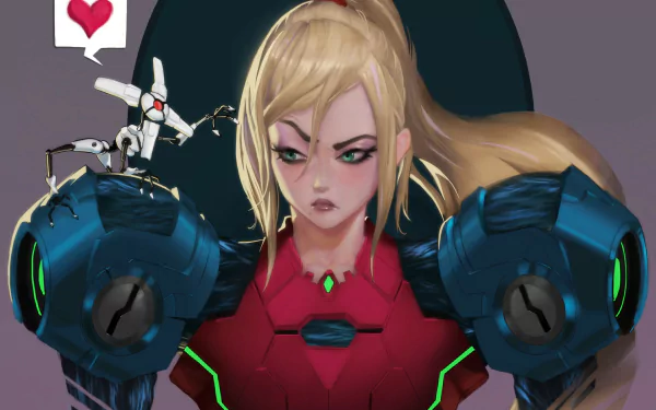 Samus Aran video game Metroid Dread HD Desktop Wallpaper | Background Image