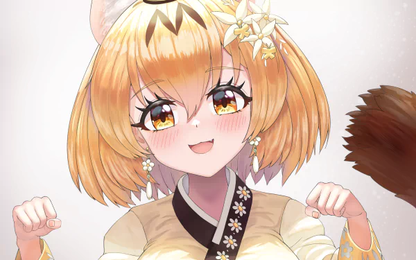 Serval (Kemono Friends) Anime Kemono Friends HD Desktop Wallpaper | Background Image