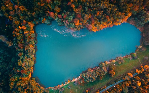 Photography Aerial Lake Hungary HD Wallpaper | Background Image
