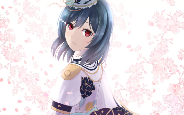 red eyes Shioriko Mifune Anime Love Live! Nijigasaki High School Idol Club HD Desktop Wallpaper | Background Image