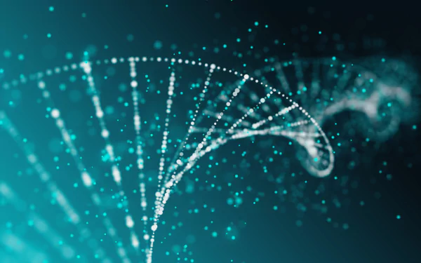 artistic DNA Structure HD Desktop Wallpaper | Background Image