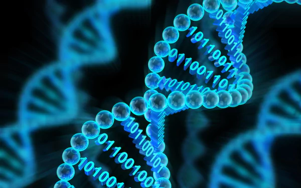 artistic DNA Structure HD Desktop Wallpaper | Background Image