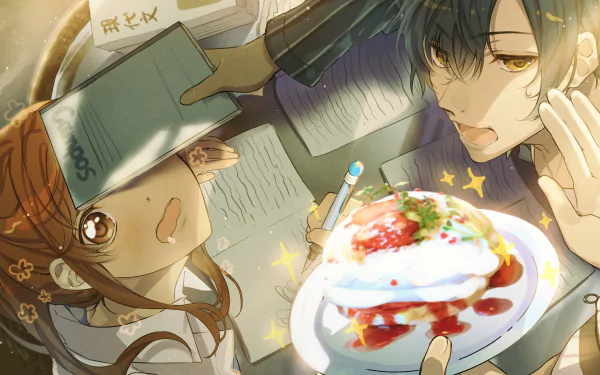 Kujo Sakuya Yui Asahina video game Kiniro no Corda ~Starlight Orchestra~ HD Desktop Wallpaper | Background Image