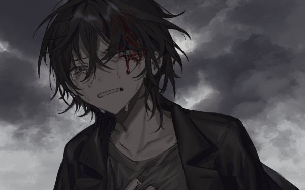 Anime Boy Tears HD Wallpaper | Background Image