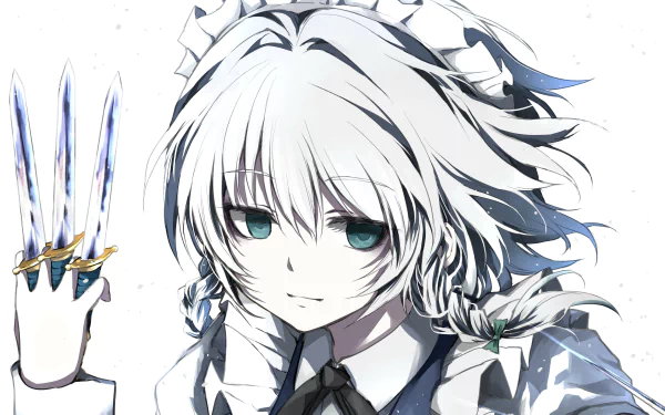 Sakuya Izayoi Anime Touhou HD Desktop Wallpaper | Background Image