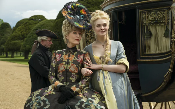 Elle Fanning Gillian Anderson TV Show The Great HD Desktop Wallpaper | Background Image