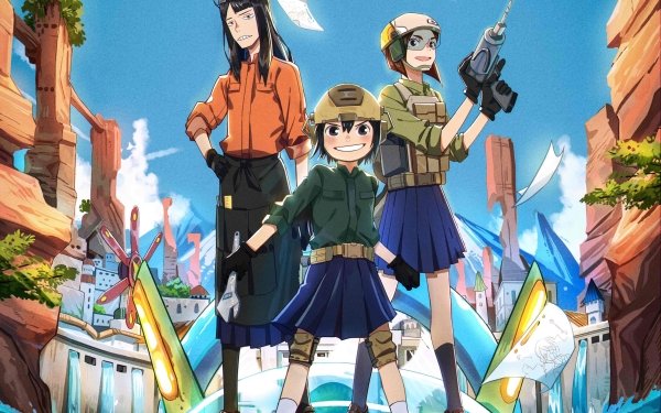 Anime Hands off the Motion Pictures Club! Midori Asakusa Sayaka Kanamori Tsubame Mizusaki HD Wallpaper | Background Image
