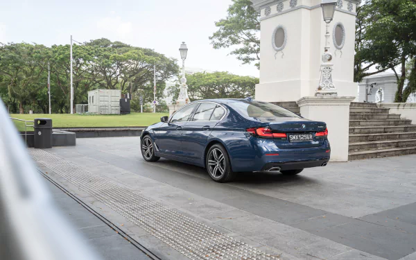 BMW 530e Luxury Line vehicle BMW 5 Series HD Desktop Wallpaper | Background Image