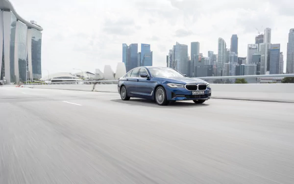 BMW 530e Luxury Line vehicle BMW 5 Series HD Desktop Wallpaper | Background Image