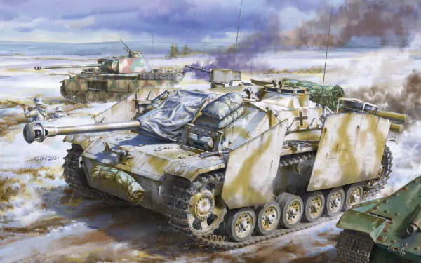 tank Panzerkampfwagen V Panther military Panther Tank HD Desktop Wallpaper | Background Image