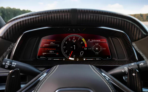 speedometer vehicle Chevrolet Corvette Z06 HD Desktop Wallpaper | Background Image