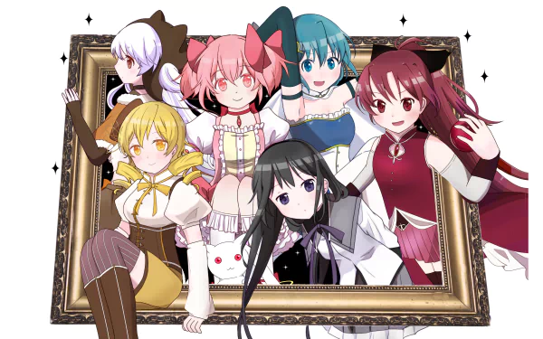 Mami Tomoe Kyōko Sakura Momoe Nagisa Sayaka Miki Madoka Kaname Homura Akemi Anime Puella Magi Madoka Magica HD Desktop Wallpaper | Background Image